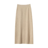 Cashmere Skirt Women's High-waist Slim Cashmere Knitted Hip Skirt